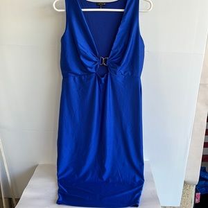 CURVY SENSE BLUE DRESS PLUS SIZE 2X